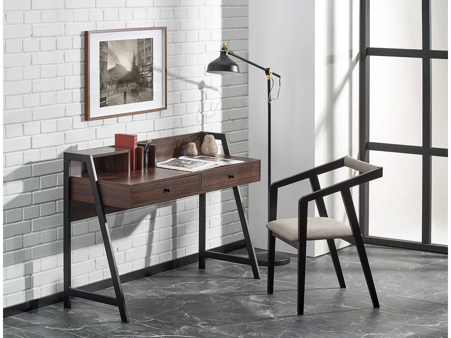 Sedia da esterno in legno massello 50x44 cm