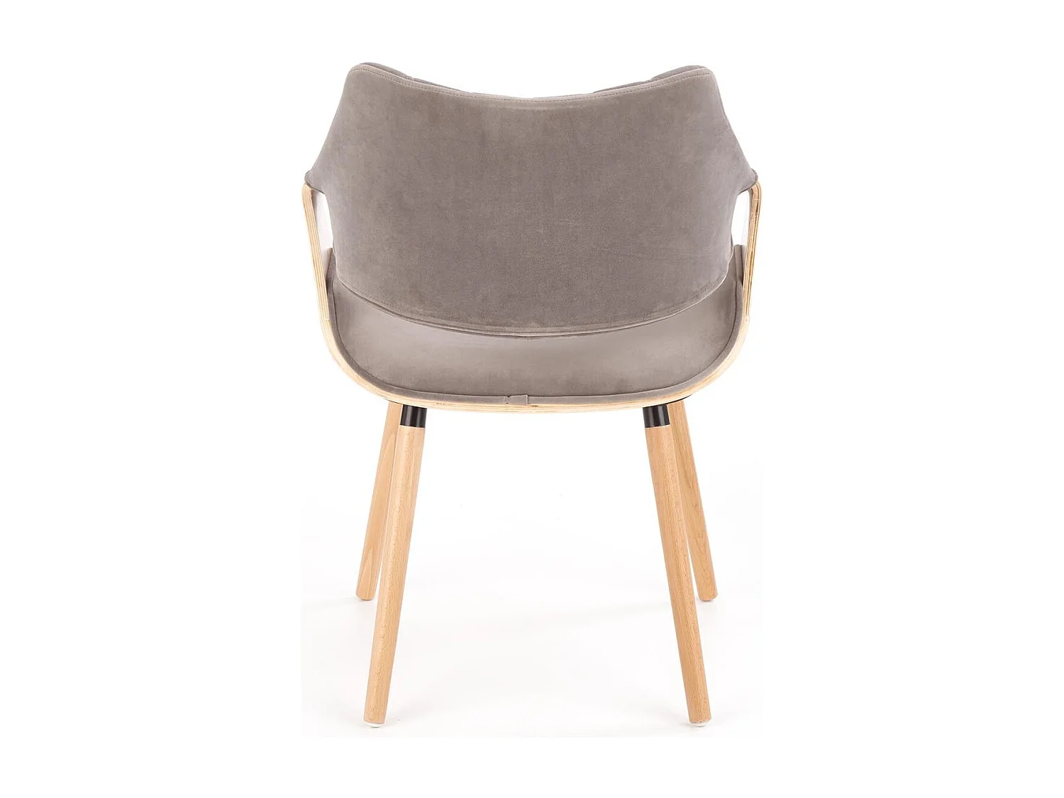 Chaise en bois/tissu 56 x 77 cm