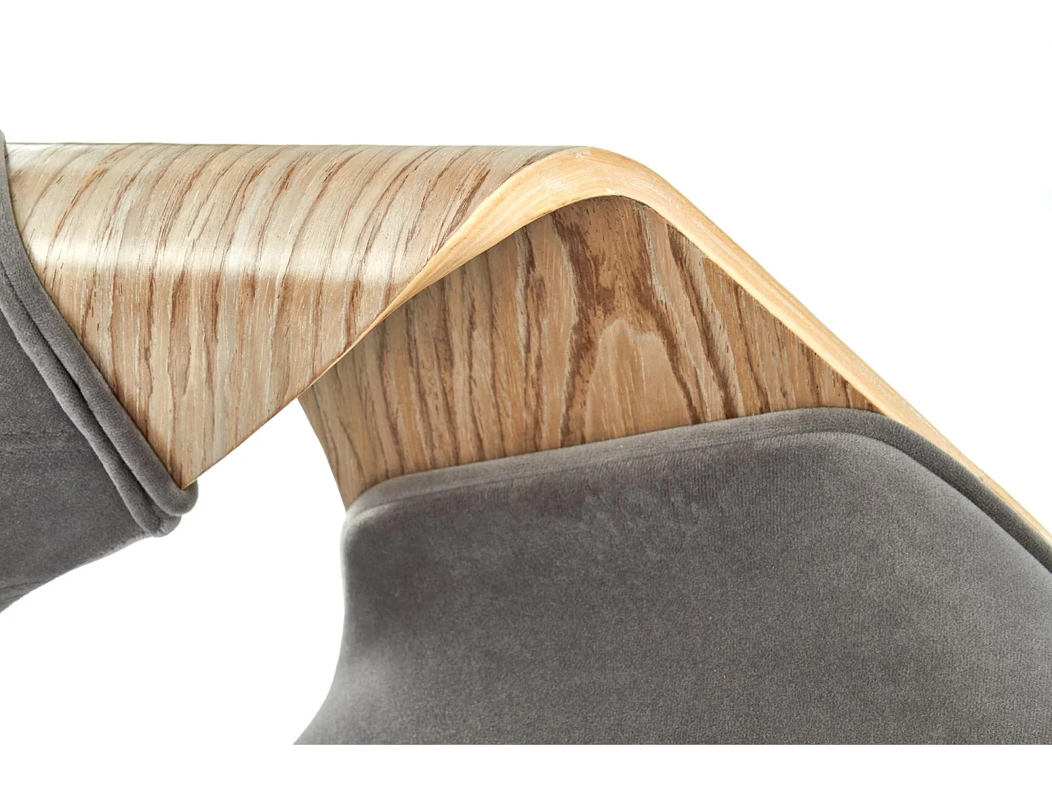 Chaise en bois/tissu 56 x 77 cm