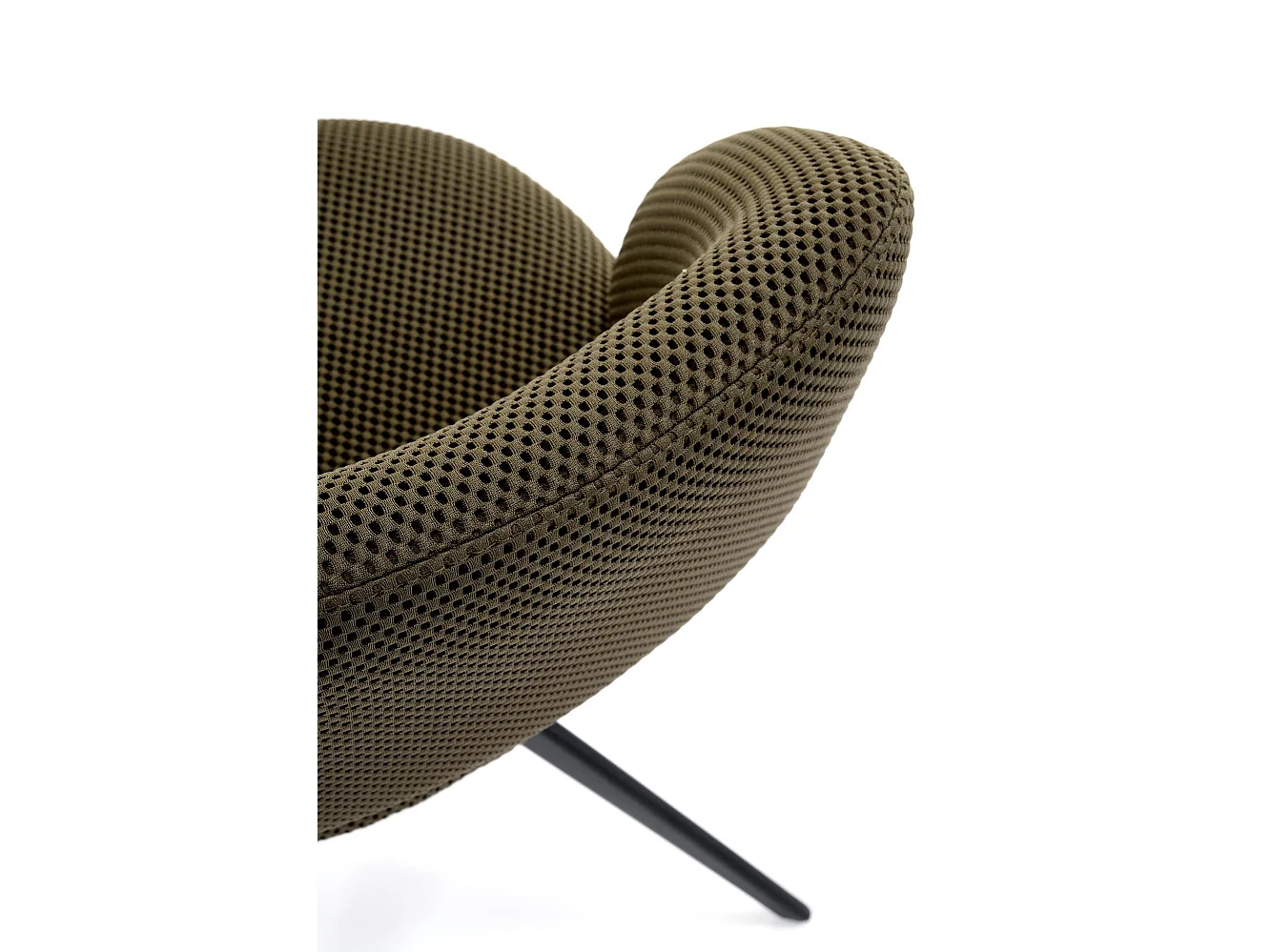 Chaise pivotante en acier 52 x 79 cm