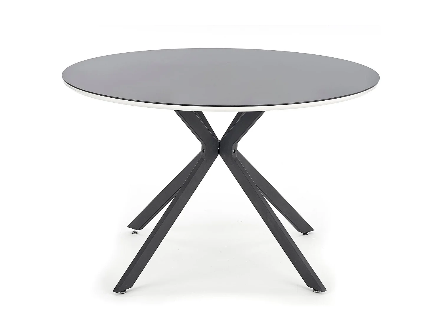 Table ronde en chêne pour 4 personnes 120x76 cm