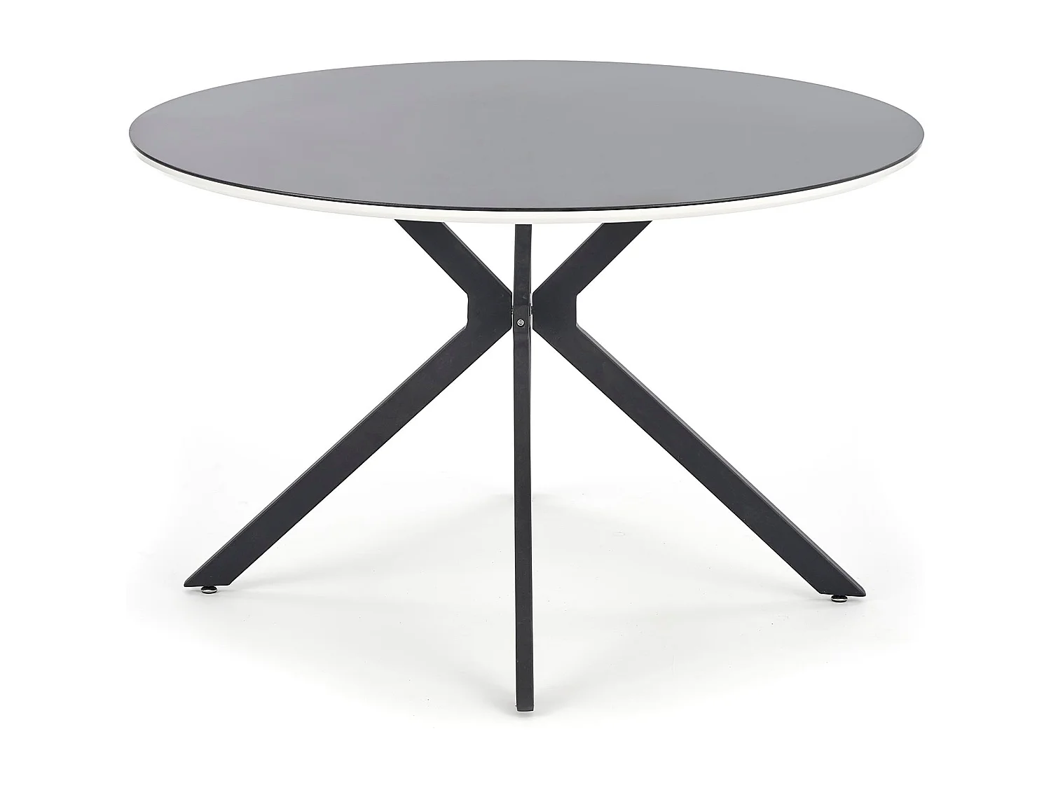 Table ronde en chêne pour 4 personnes 120x76 cm