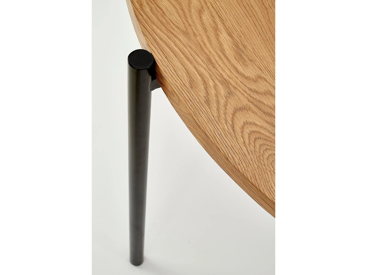 Table ronde en chêne pour 4 personnes 120x76 cm