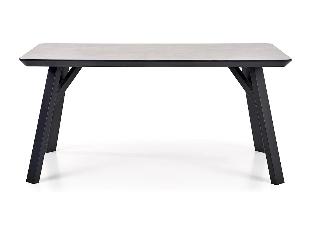 Table pour 4/6 personnes grise 160x90 cm