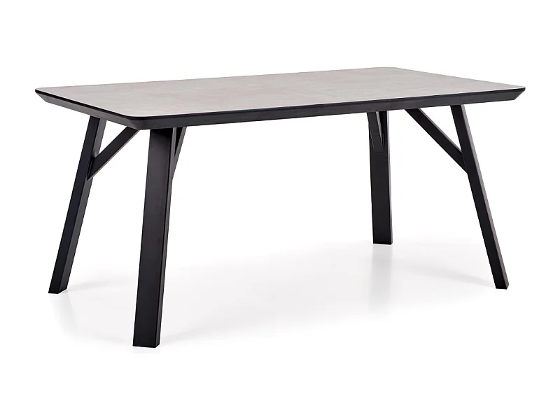 Tafel voor 4/6 personen, grijs, 160 x 90 cm