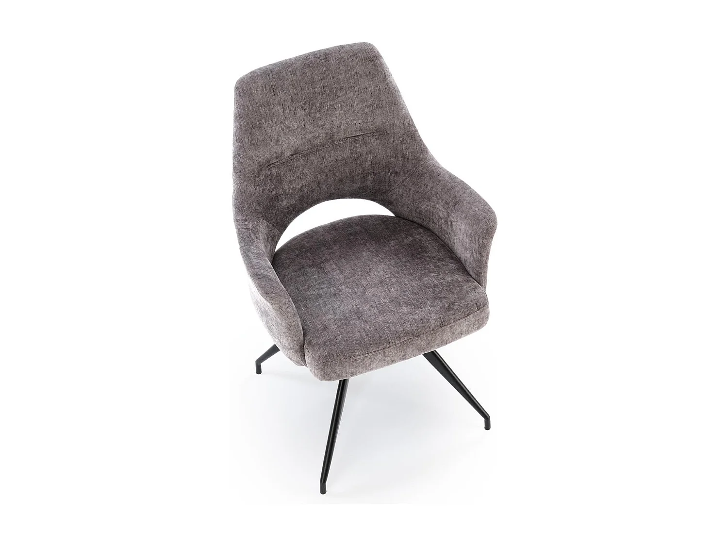 Chaise pivotante en acier 58 x 88 cm