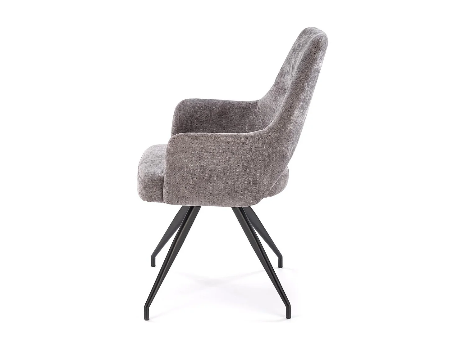 Chaise pivotante en acier 58 x 88 cm