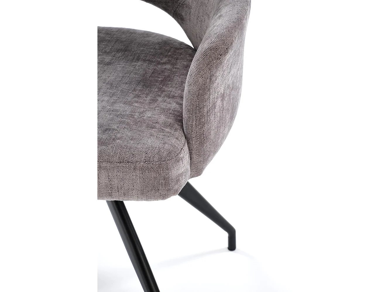 Chaise pivotante en acier 58 x 88 cm