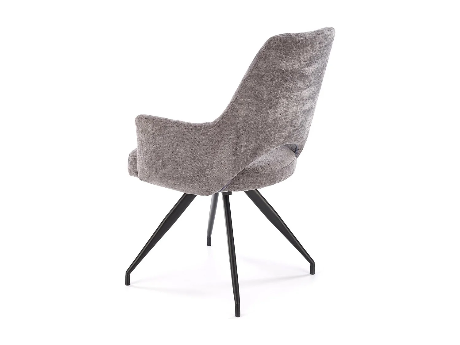 Chaise pivotante en acier 58 x 88 cm