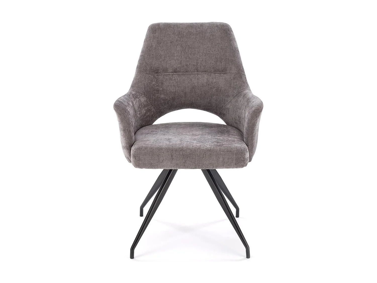 Chaise pivotante en acier 58 x 88 cm