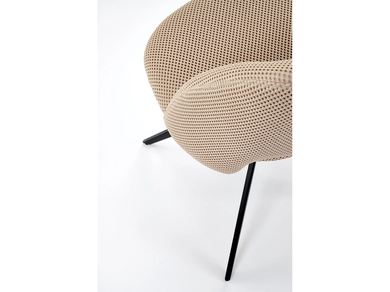 Chaise pivotante en acier 52 x 79 cm