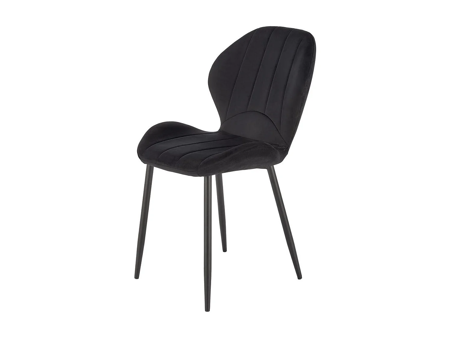Krzesło tapicerowane K538 VELVET czarne