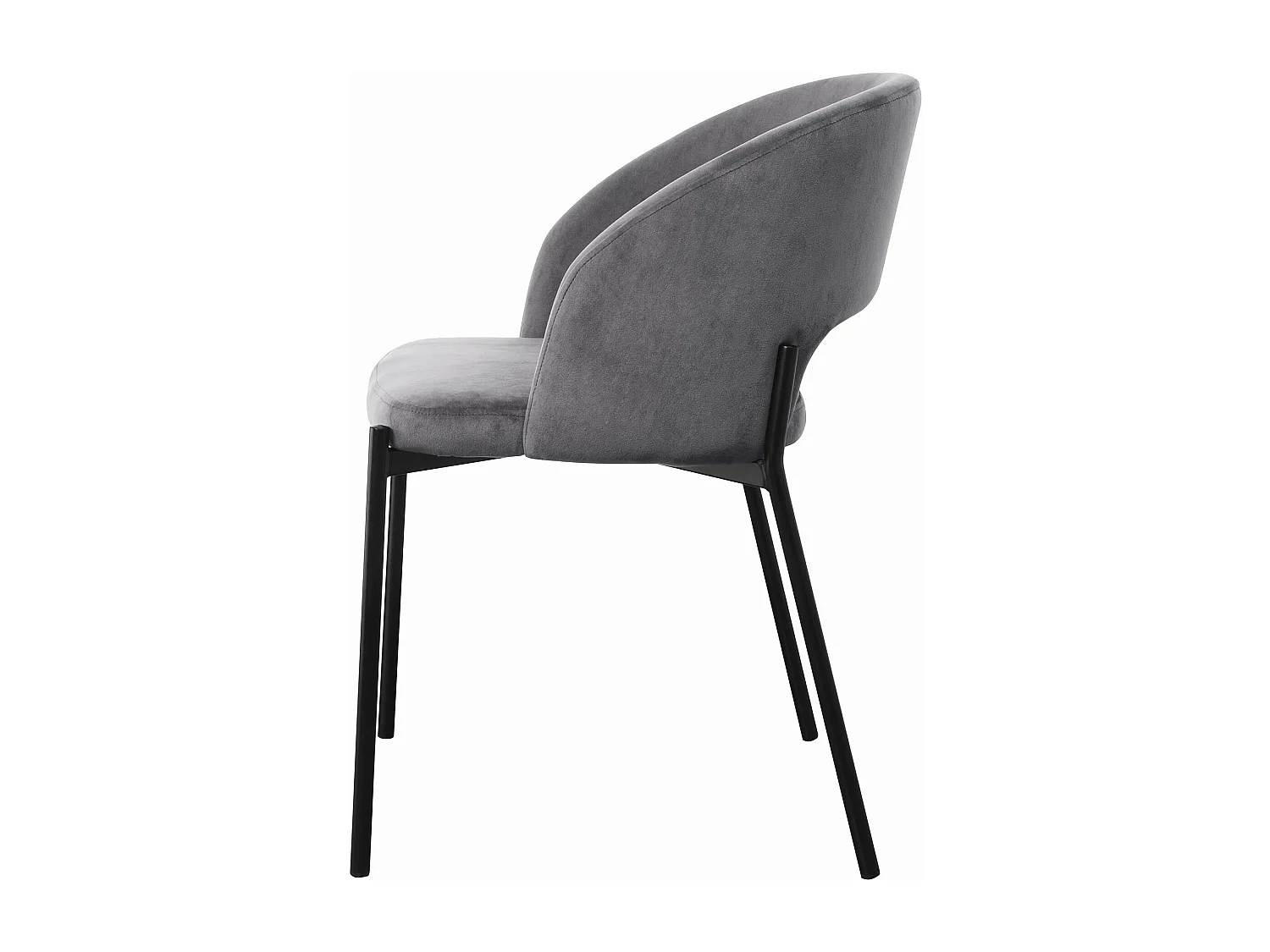 Chaise en acier 51x77 cm