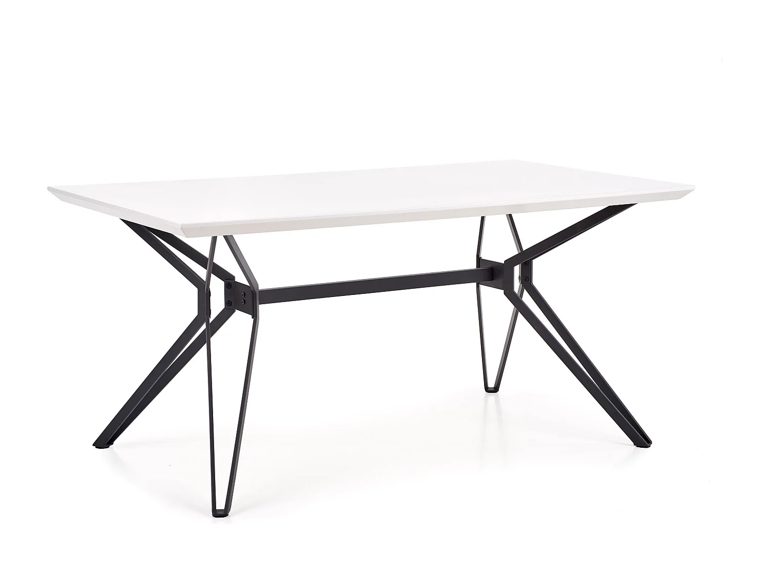 Table blanche pour 4/6 personnes 160x90 cm