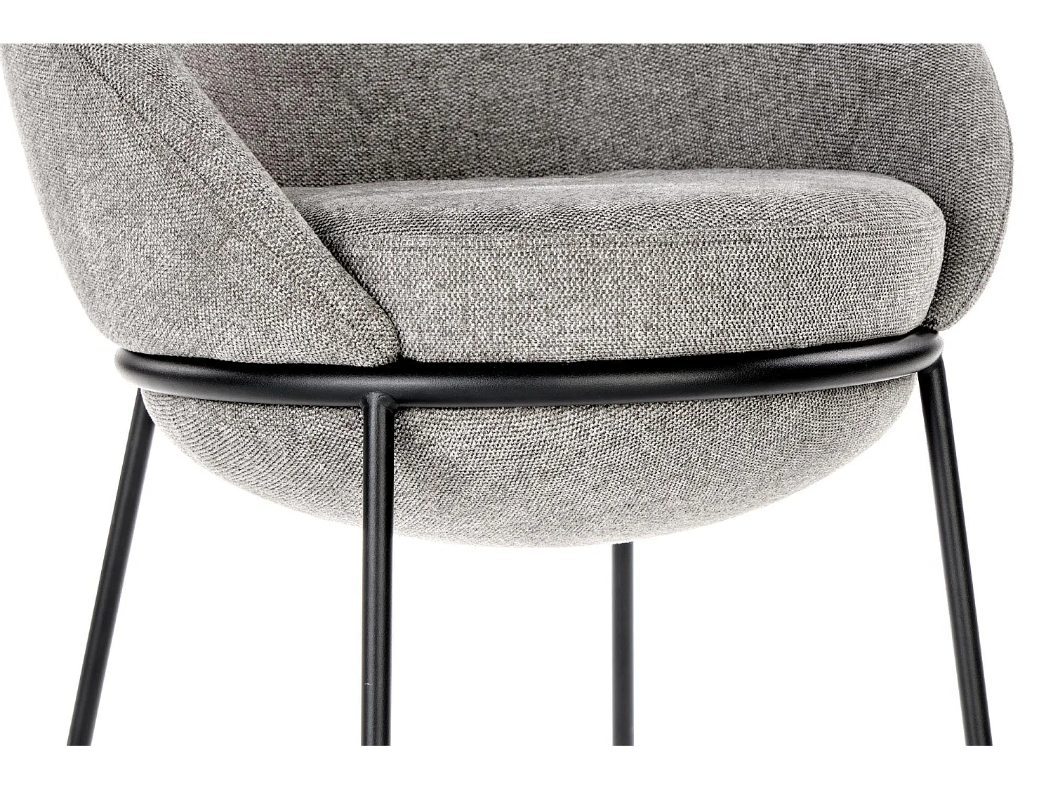 Chaise en acier 61x49 cm