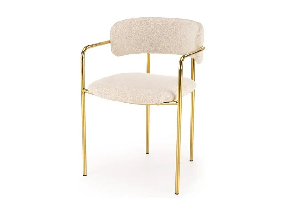 Chaise en acier chromé 54 x 76 cm