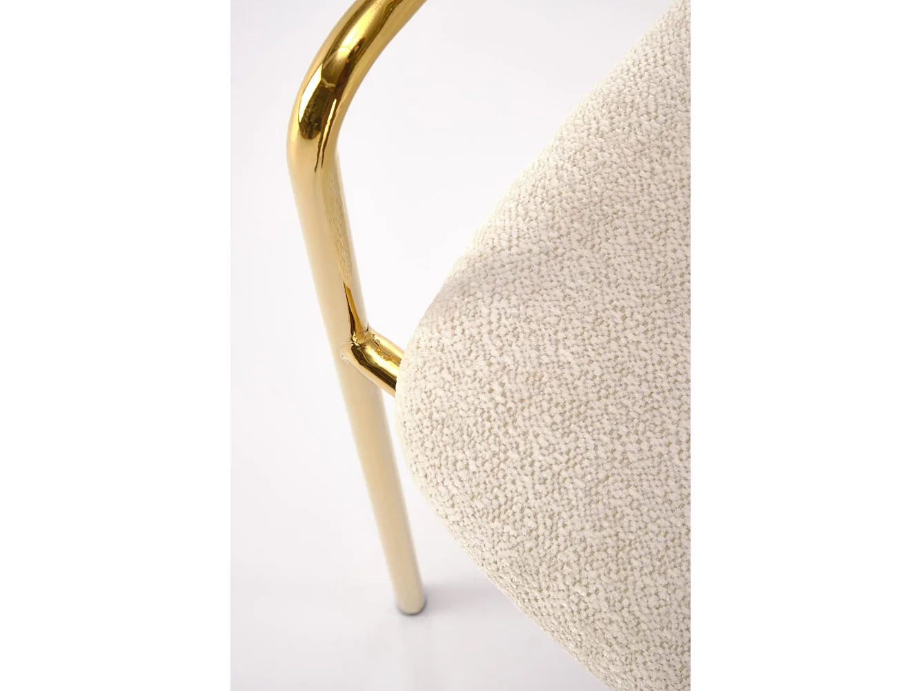 Chaise en acier chromé 54 x 76 cm