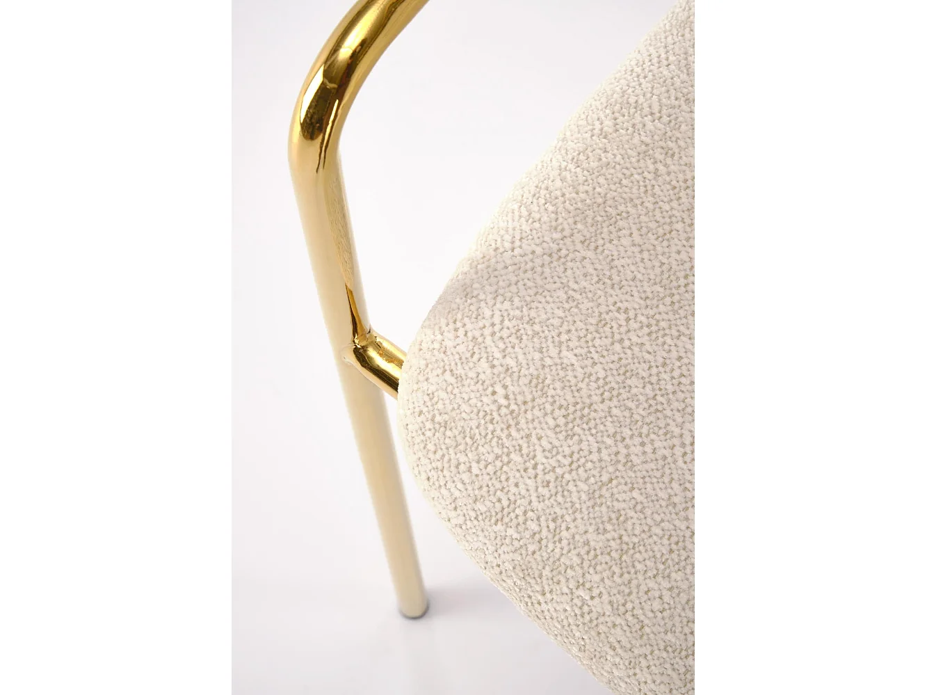 Chaise en acier chromé 54 x 76 cm