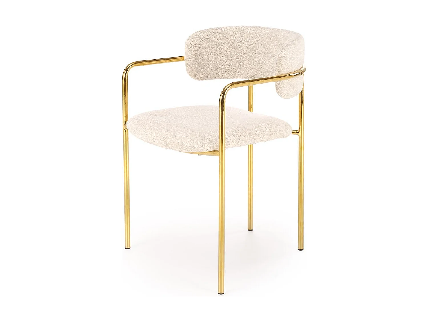 Chaise en acier chromé 54 x 76 cm