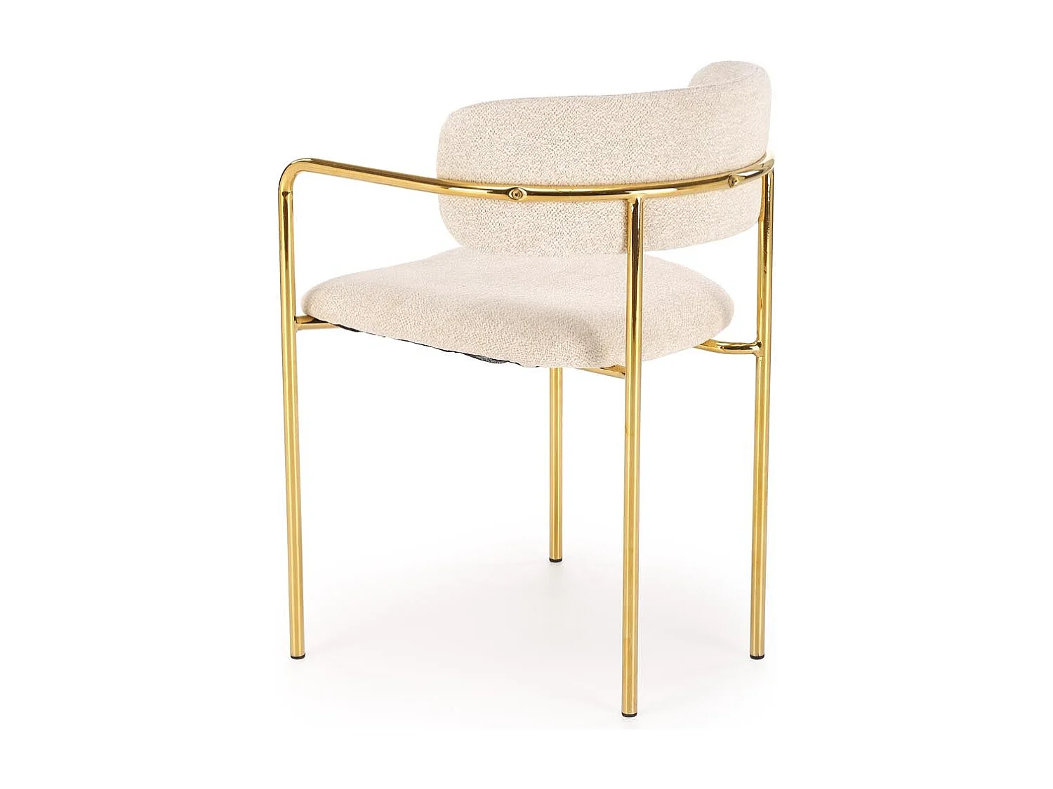 Chaise en acier chromé 54 x 76 cm