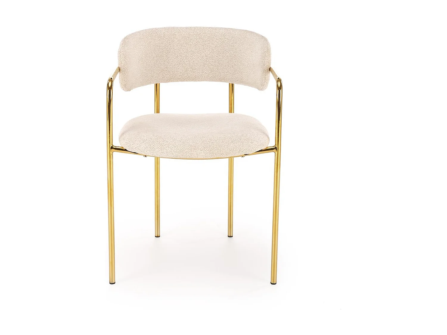 Chaise en acier chromé 54 x 76 cm