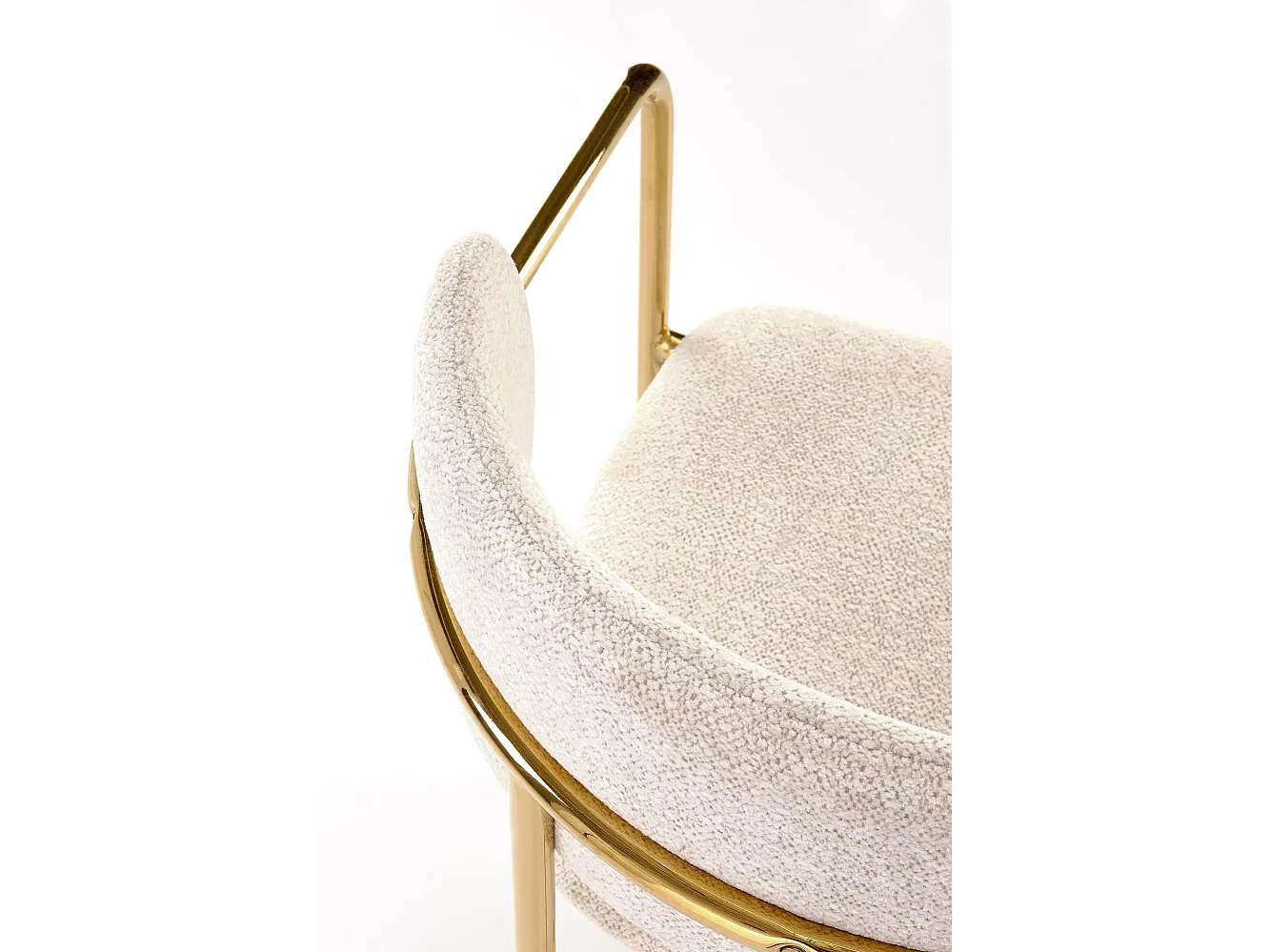 Chaise en acier chromé 54 x 76 cm