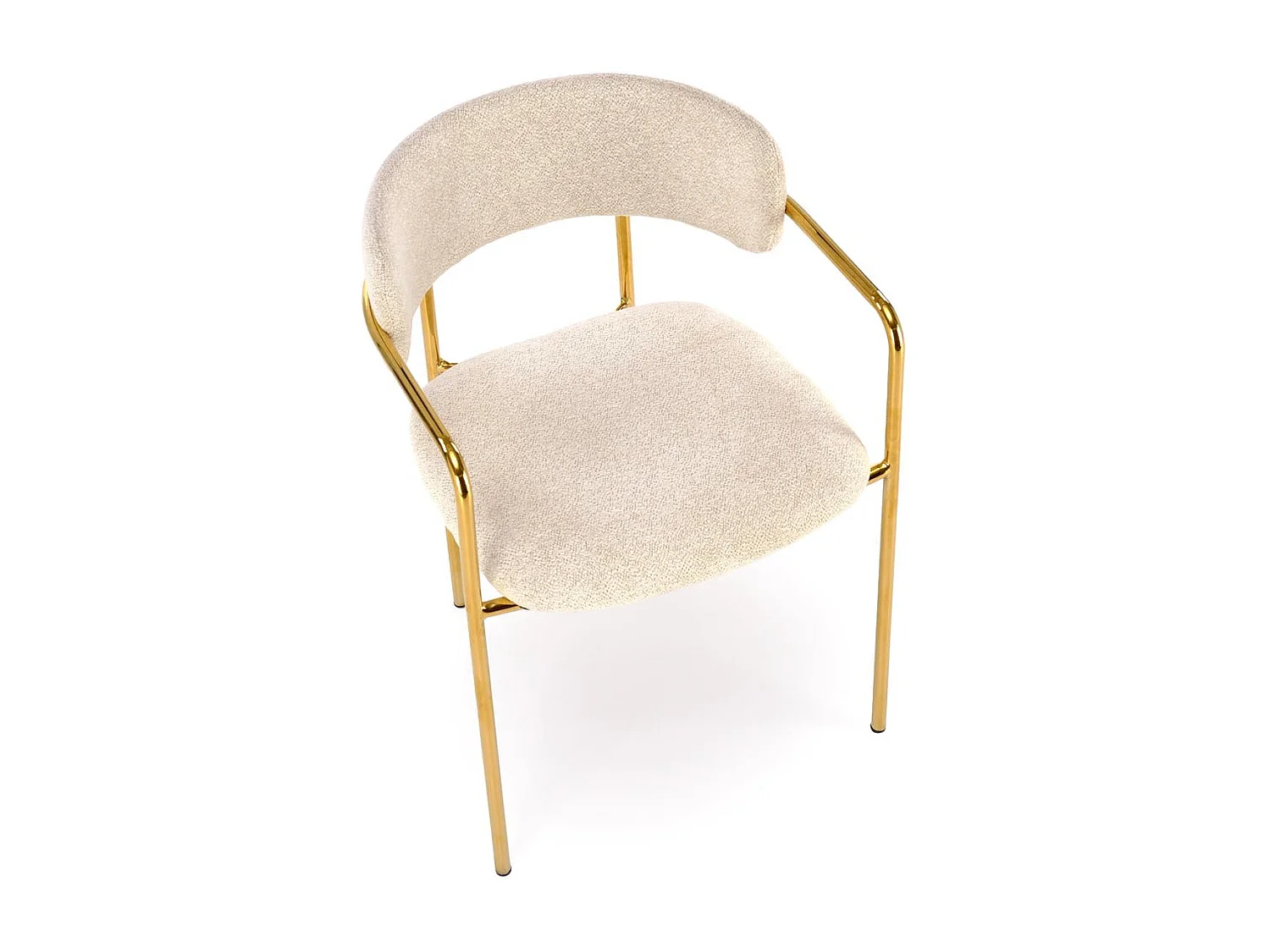 Chaise en acier chromé 54 x 76 cm