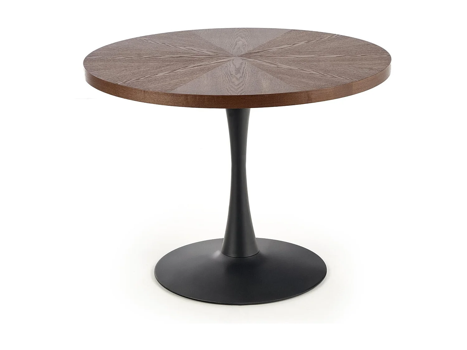 Table ronde en chêne pour 4 personnes 100x75 cm