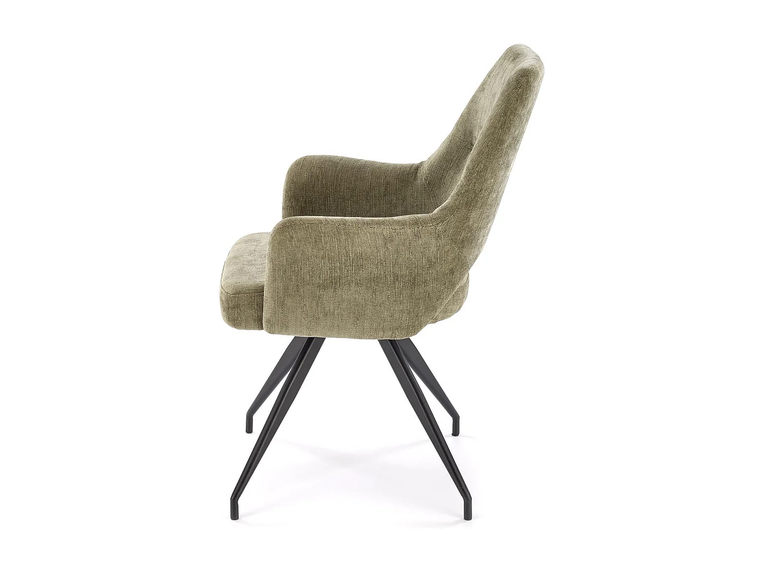 Cadeira giratória de aço 58x88 cm