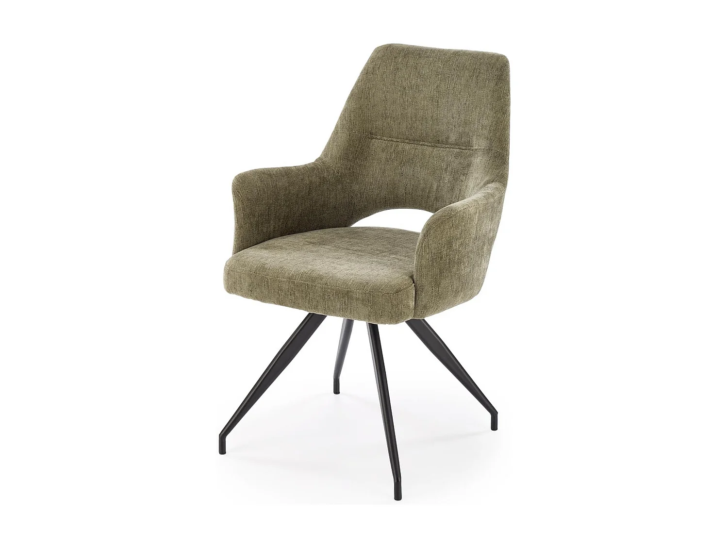 Cadeira giratória de aço 58x88 cm