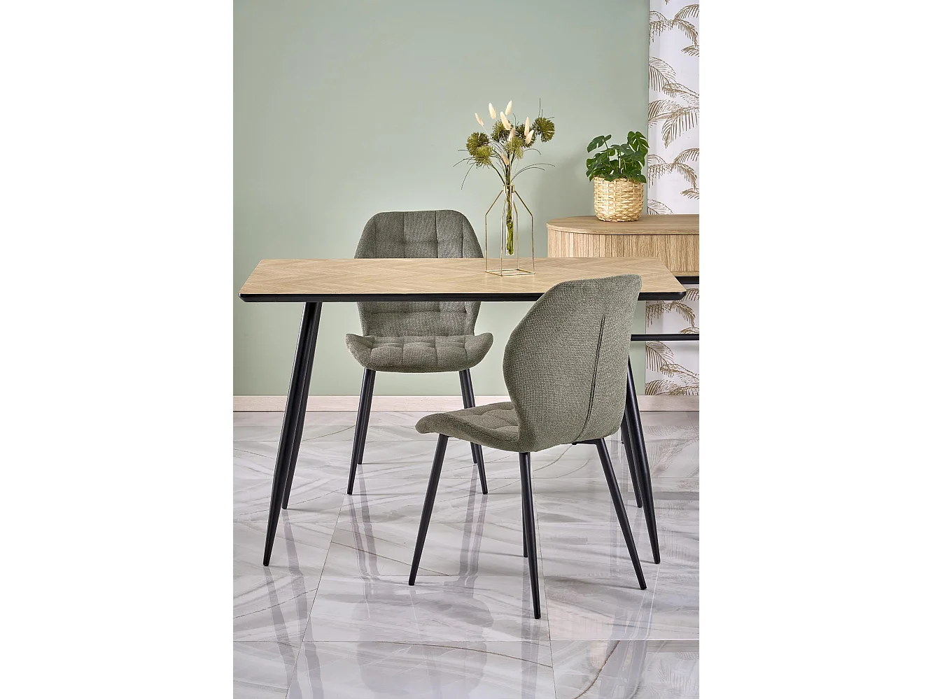 Table en chêne pour 4/6 personnes 120x77 cm