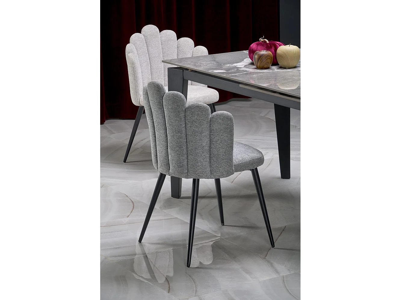 Table extensible en marbre pour 6/8 personnes 141/201x81 cm