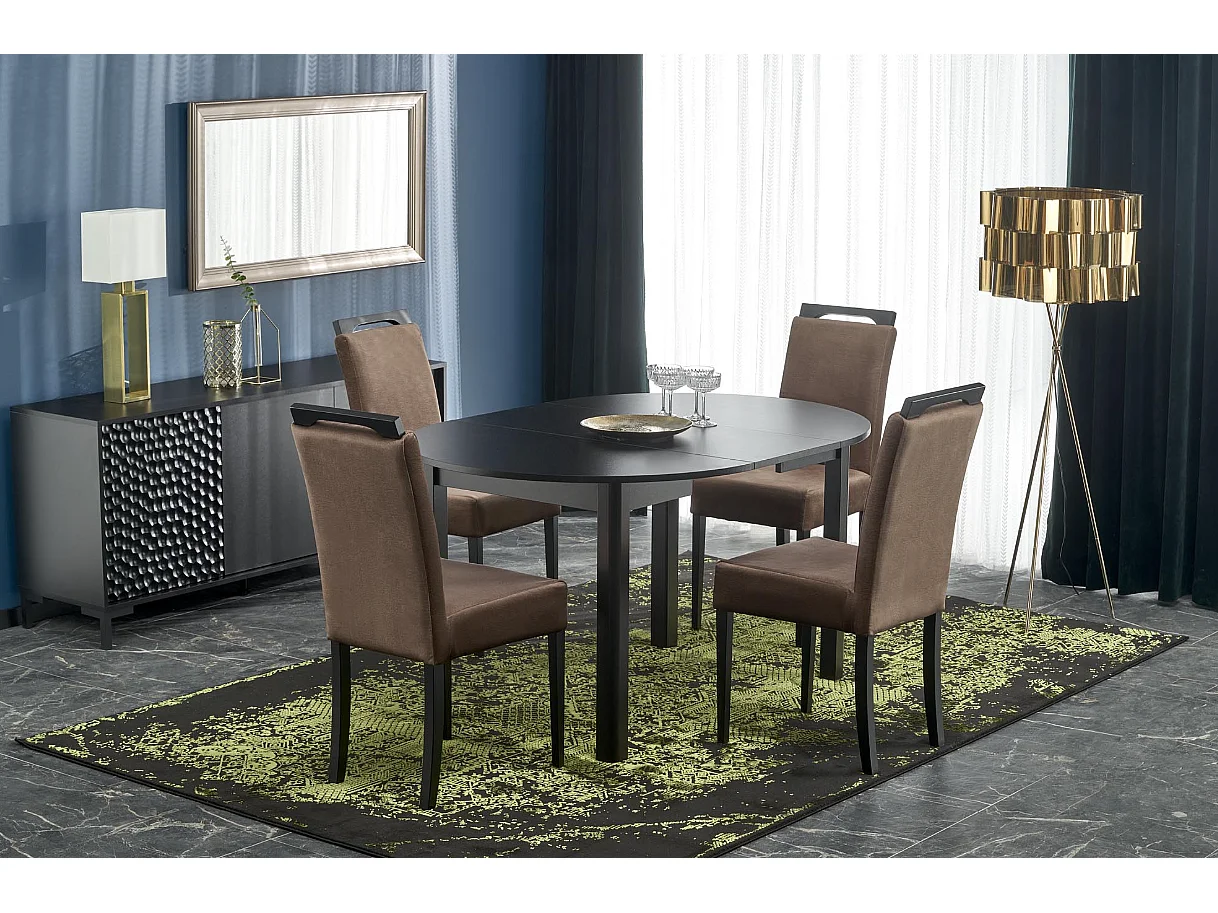 Uitschuifbare tafel voor 4/6 personen 102/142 x 102 cm