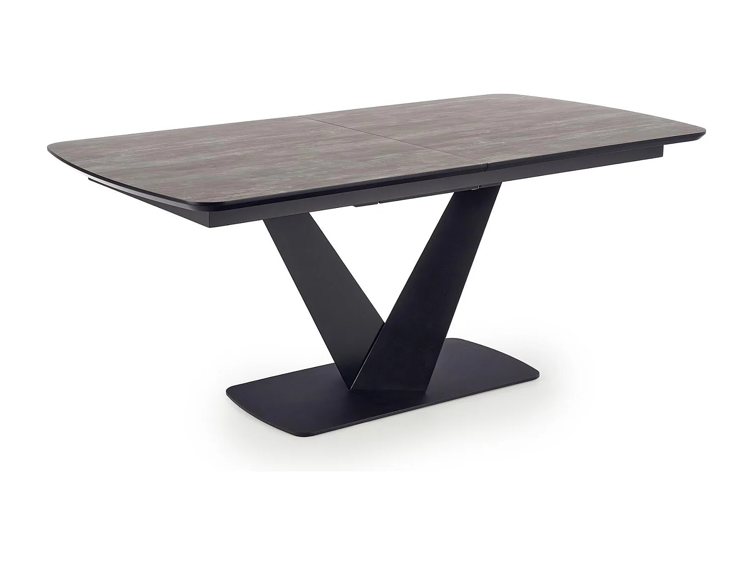 Stół rozkładany VINSTON 180(230)x95 ciemny szary/czarny