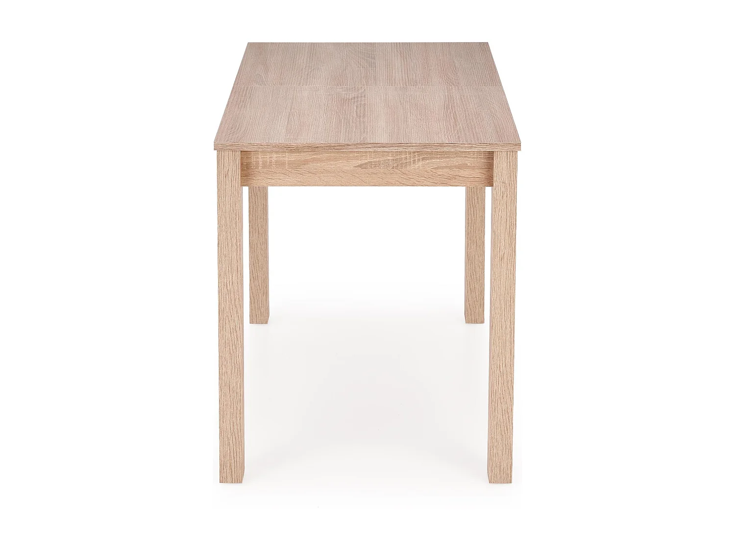 Table extensible en bois lamellé 100/135 x 60 cm