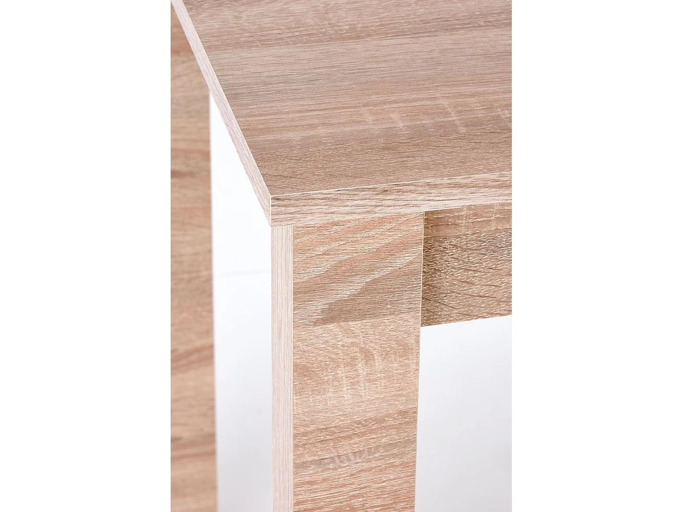 Table extensible en bois lamellé 100/135 x 60 cm