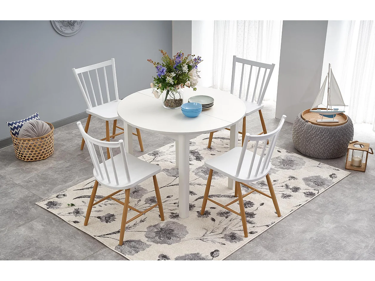 Table extensible pour 4/6 personnes 102/142x102 cm