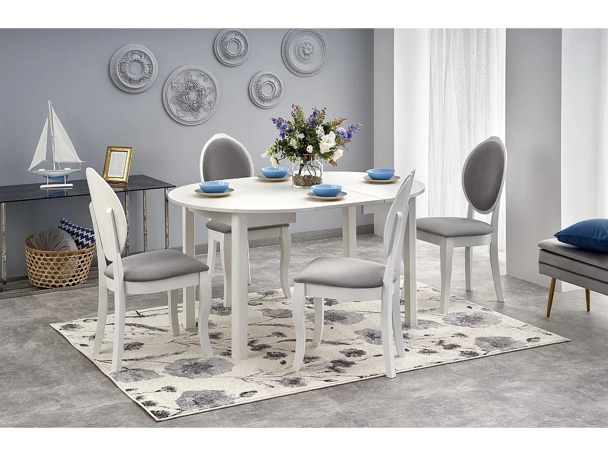 Table extensible pour 4/6 personnes 102/142x102 cm