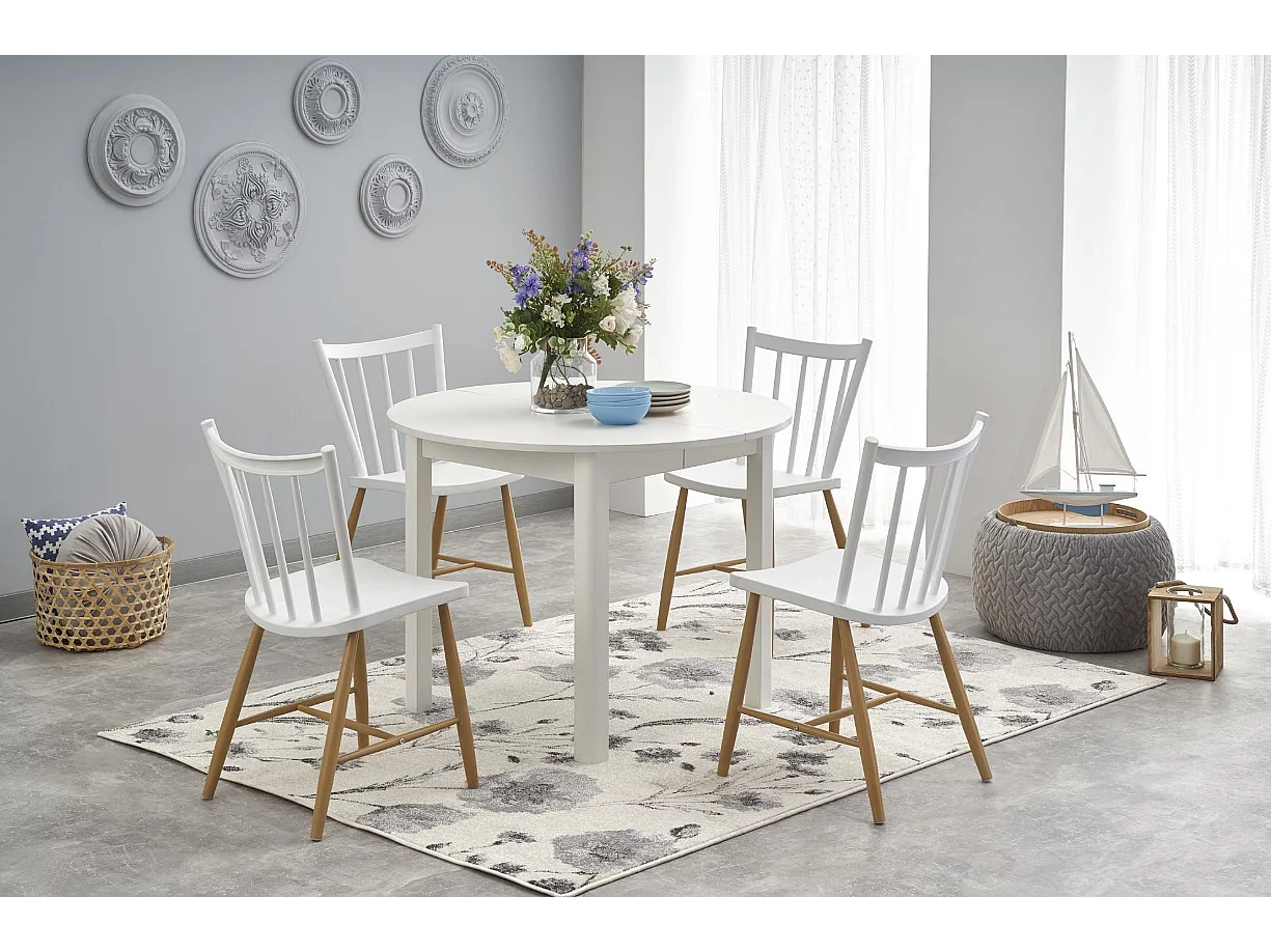 Table extensible pour 4/6 personnes 102/142x102 cm