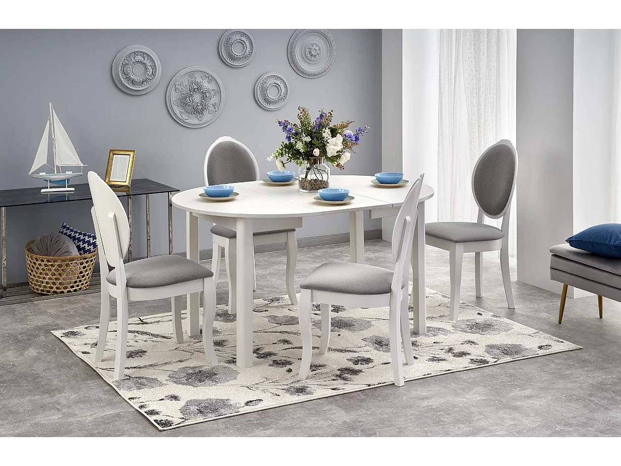 Table extensible pour 4/6 personnes 102/142x102 cm