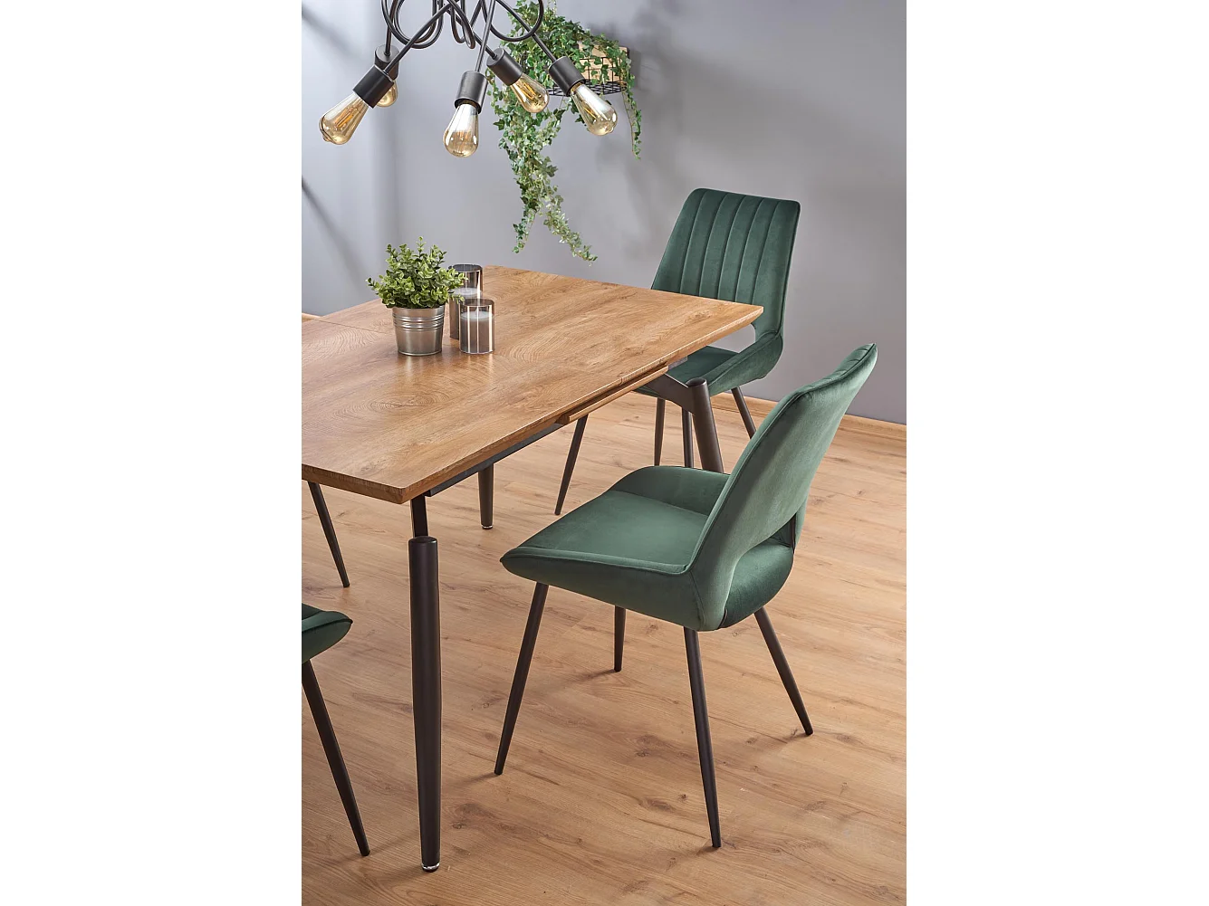Table extensible pour 6/8 personnes en chêne 140/180x80 cm