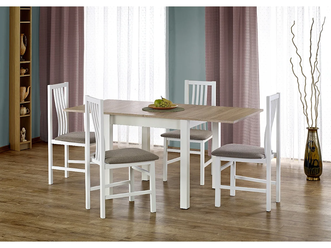 Table extensible pour 4/6 personnes 80/160x80 cm