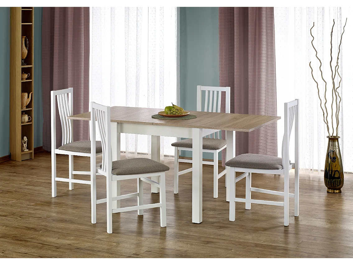 Table extensible pour 4/6 personnes 80/160x80 cm