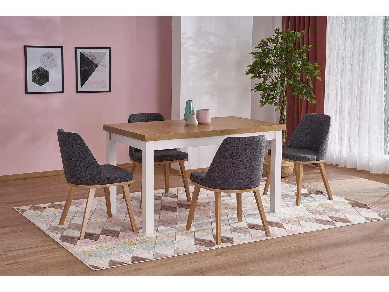 Table extensible 140/220x80 cm