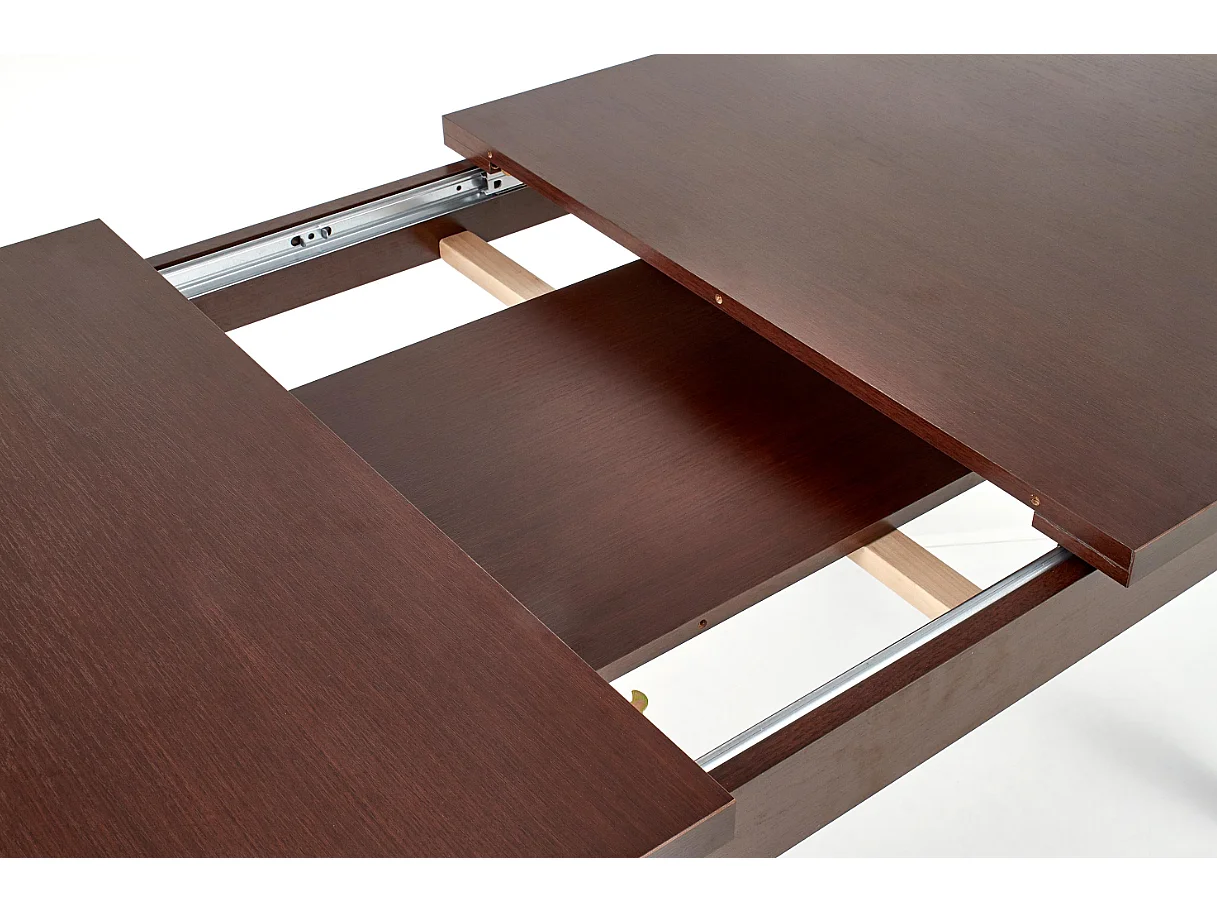 Stół MAURYCY 118(158)x75 ciemny orzech rozkładany