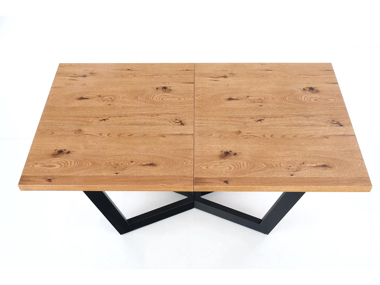 Table extensible pour 6/8 personnes en chêne 160/250x77 cm