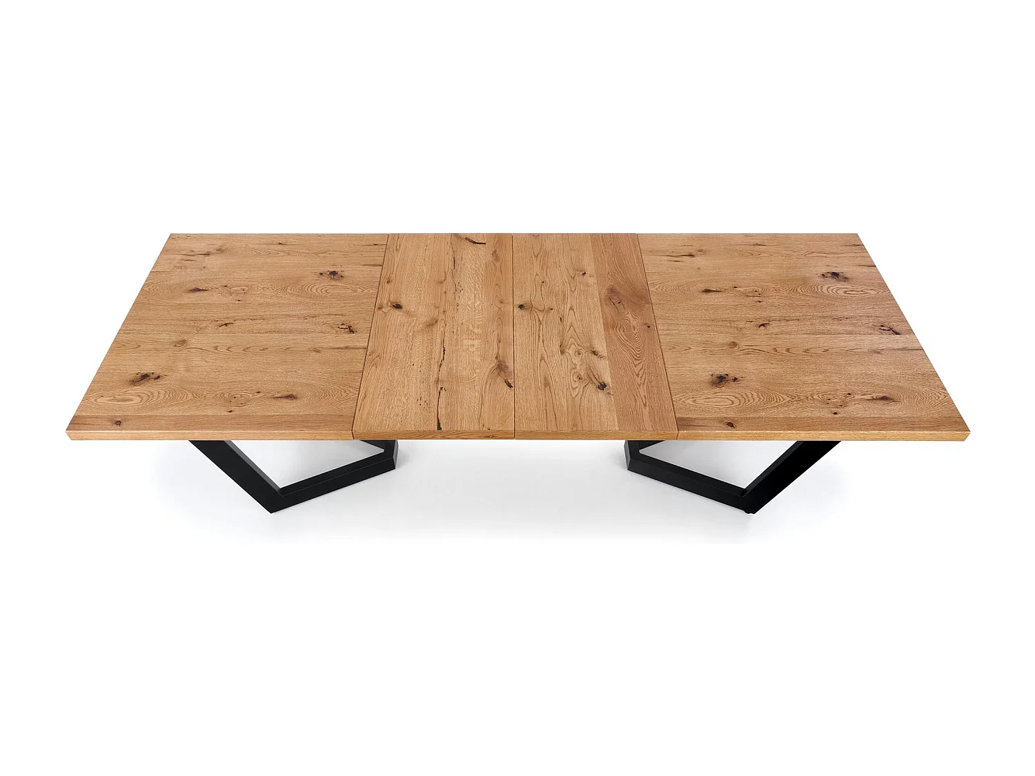 Table extensible pour 6/8 personnes en chêne 160/250x77 cm