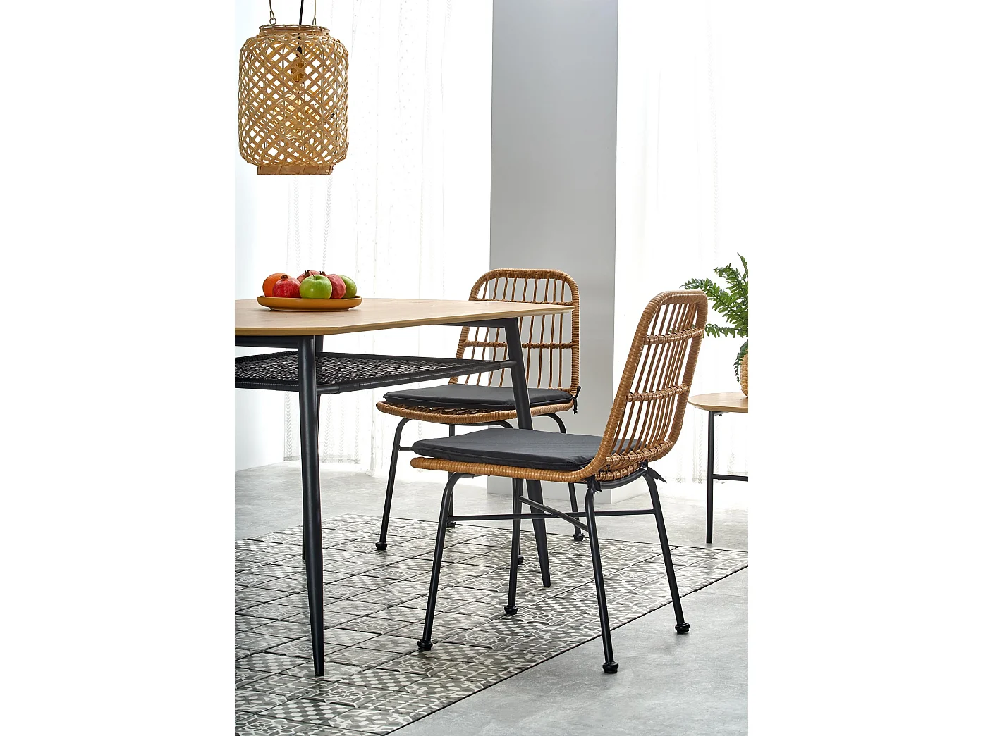 Table en chêne pour 4/6 personnes 160x90 cm