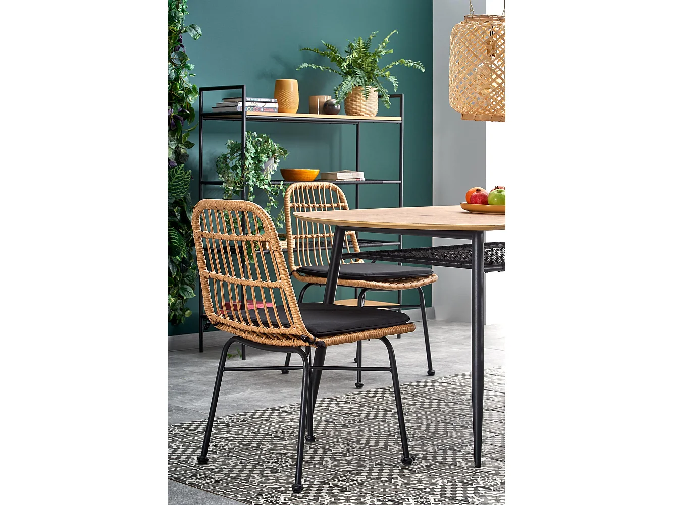 Table en chêne pour 4/6 personnes 160x90 cm