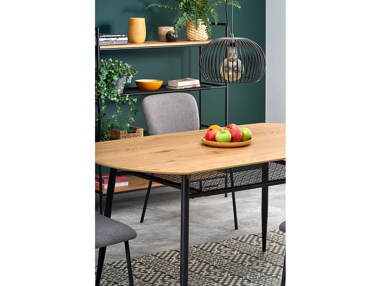 Table en chêne pour 4/6 personnes 160x90 cm